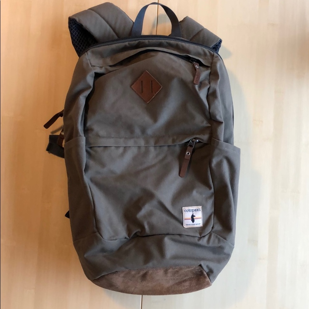 Cotopaxi Kilimanjaro 20L green canvas backpack